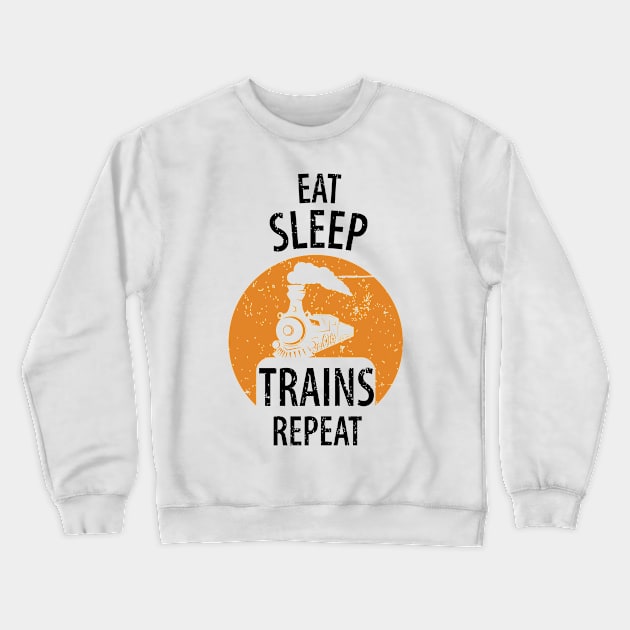 train railwayman trains driver Crewneck Sweatshirt by Johnny_Sk3tch